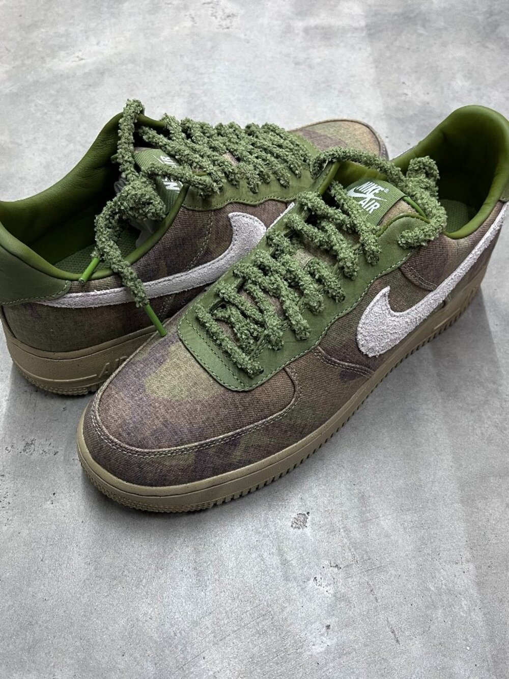 Nike Air Force 1 Low QS Camo Asparagus Wheat Grass Mens Size 10 IO5011 300 - New